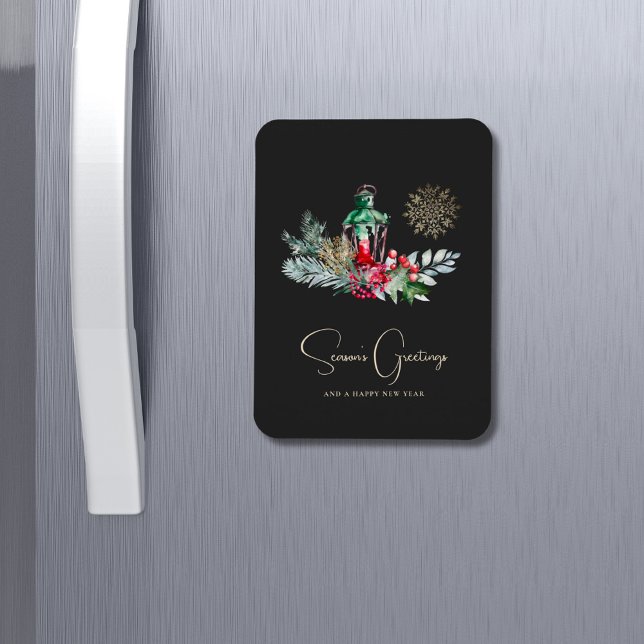 Magnet Flexible Lanterne Élégante Personnalisée Noël Script Minima (Créateur téléchargé)