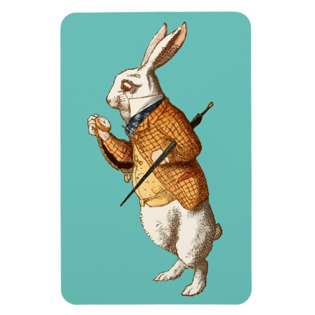 Magnet Flexible Lapin blanc (Alice's Adventures in Wonderland) (Vertical)