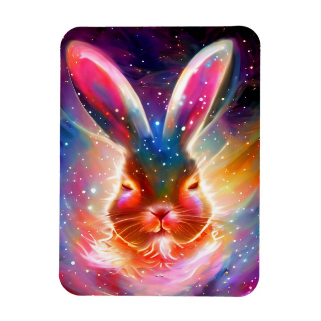 Magnet Flexible Lapin cosmique (Vertical)