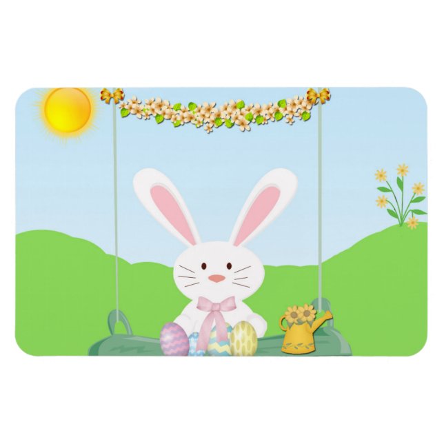 Magnet Flexible Lapin de Pâques (Horizontal)