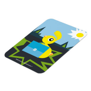 Magnet Flexible Lapin Ensoleillé