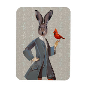 Magnet Flexible Lapin Et Oiseau