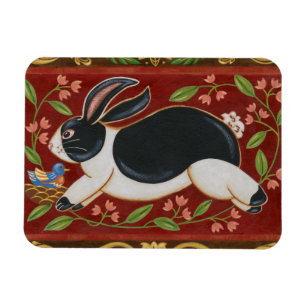 Magnet Flexible Lapin folklorique