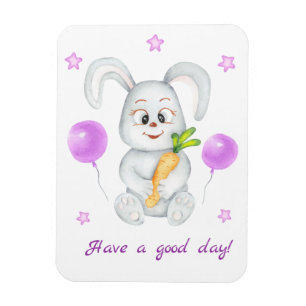 Magnet Flexible Lapin mignon pour une humeur positive 