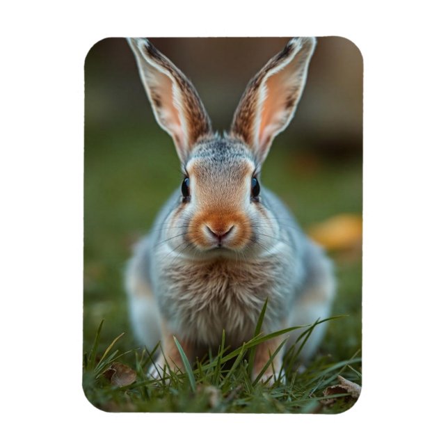 Magnet Flexible Lapin russe bleu, (Vertical)