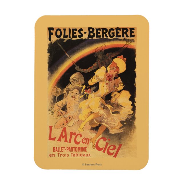Magnet Flexible L'Arc-en-Ciel Ballet at Folies-Bergeren (Vertical)