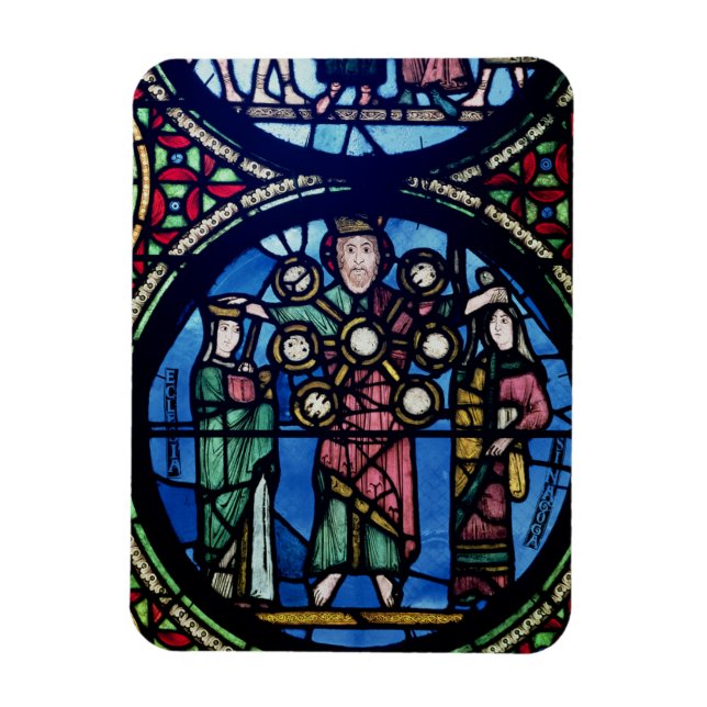 Magnet Flexible L'Arche de l'Alliance fenêtre, détail de Dieu avec (Vertical)