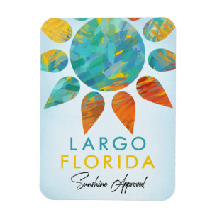 Magnet Flexible Largo Florida Sunshine Travel