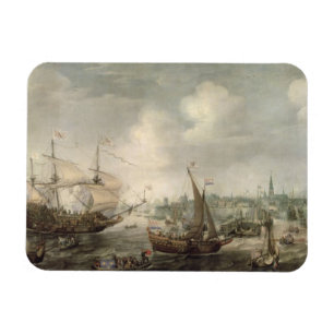 Magnet Flexible L'arrivée de Fredrick V chez Vlissingen en 1613 (