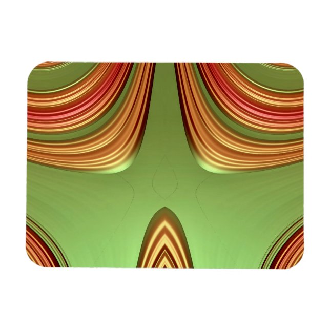 Magnet Flexible ~ L'ART DES ENFANTS ~ Fractale Originale ~ (Horizontal)