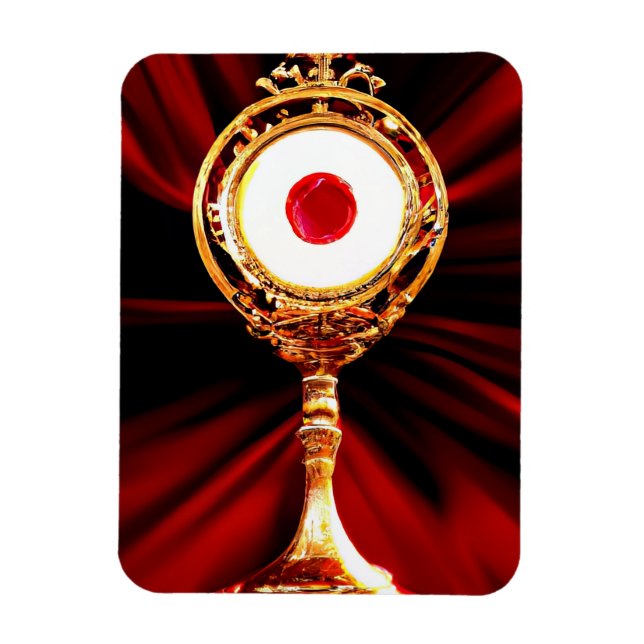 Magnet Flexible L'art IA d'un miracle eucharistique (Vertical)