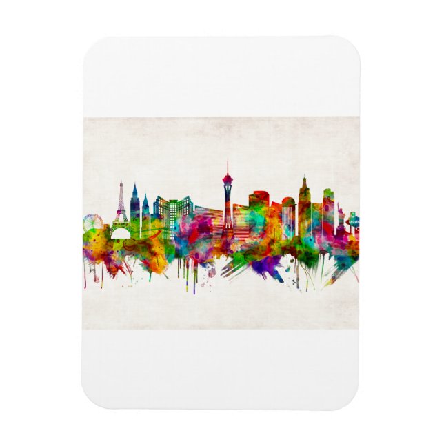 Magnet Flexible Las Vegas Nevada Skyline (Vertical)