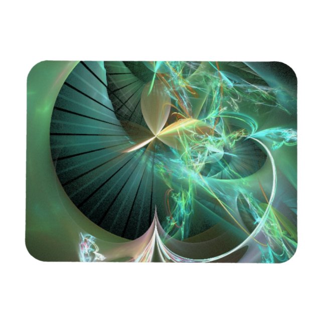 Magnet Flexible Laser Light Show sur disque vert (Horizontal)