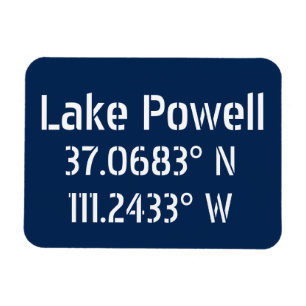 Magnet Flexible Latitude du lac Powell AZ
