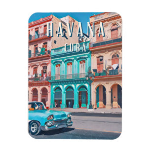 Magnet Flexible l'atmosphère vibrante de La Havane