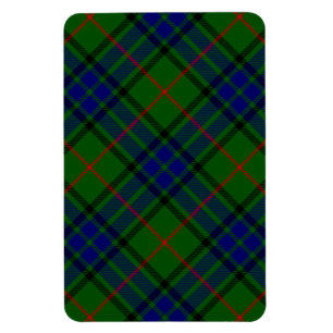 Magnet Flexible Lauder tartan bleu vert plaid