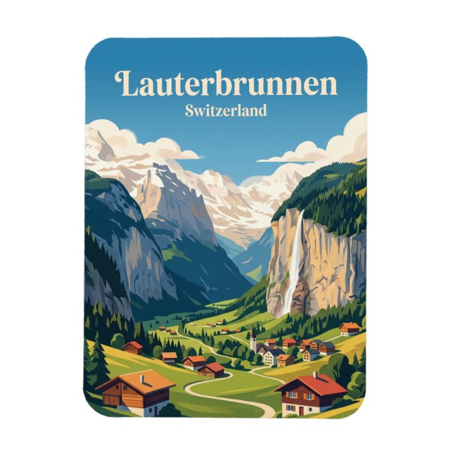 Magnet Flexible Lauterbrunnen Suisse (Vertical)