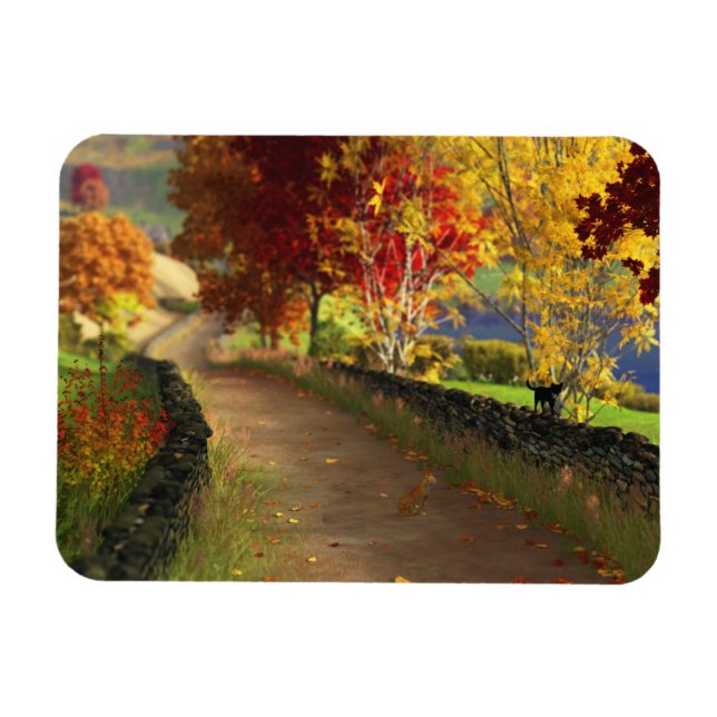 Magnet Flexible L'automne dans le aimant flexible Glen (Horizontal)