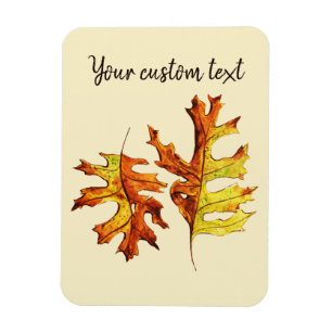 Magnet Flexible L'automne laisse belle nature aquarelle art