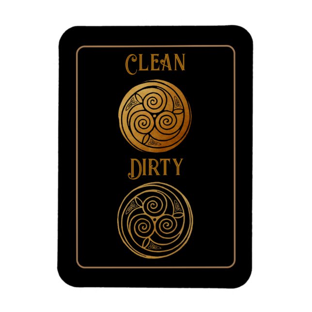 Magnet Flexible Lave-vaisselle Celtic Knot Mandala (Vertical)