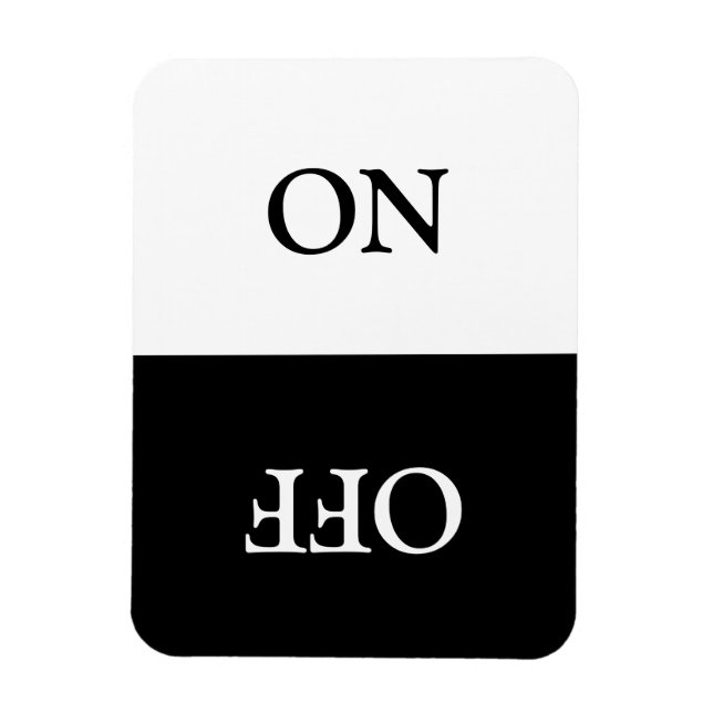 Magnet Flexible Lave-vaisselle Lave-linge noir blanc (Vertical)