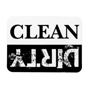 Magnet Flexible Lave-vaisselle propre et sale