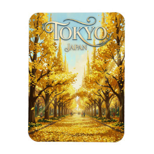 Magnet Flexible L'avenue Ginkgo Japon