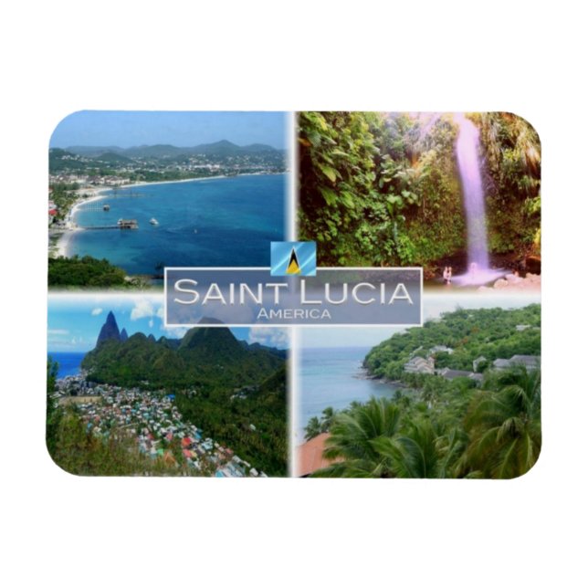 Magnet Flexible LC Sainte-Lucie - Gros Islet an - (Horizontal)