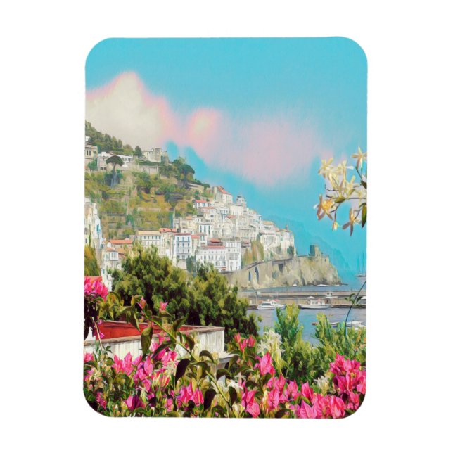 Magnet Flexible ldp AMALFI - panorama - Côte d'Amalfi (Vertical)
