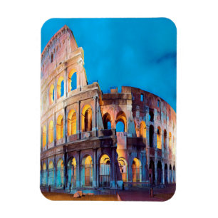 Magnet Flexible ldp COLOSSEUM Rome - par nuit