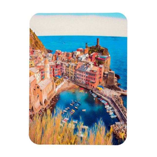 Magnet Flexible ldp VERNAZZA - Cinque Terre - (Vertical)