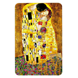 Magnet Flexible Le baiser, célèbre peinture de Gustav Klimt