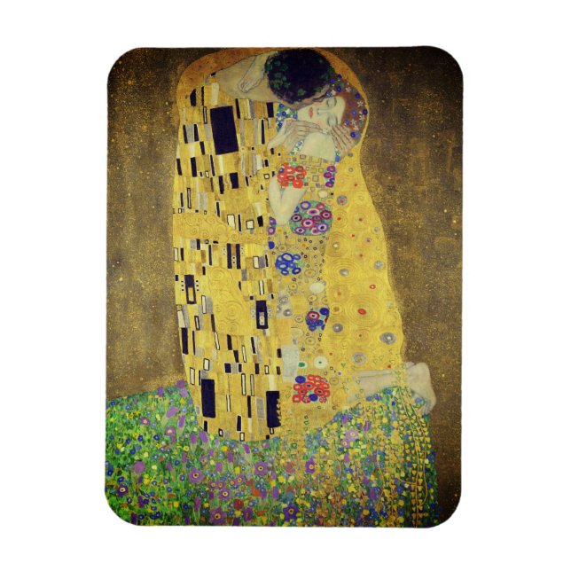 Magnet Flexible Le baiser de Gustav Klimt, détail 1 (Vertical)
