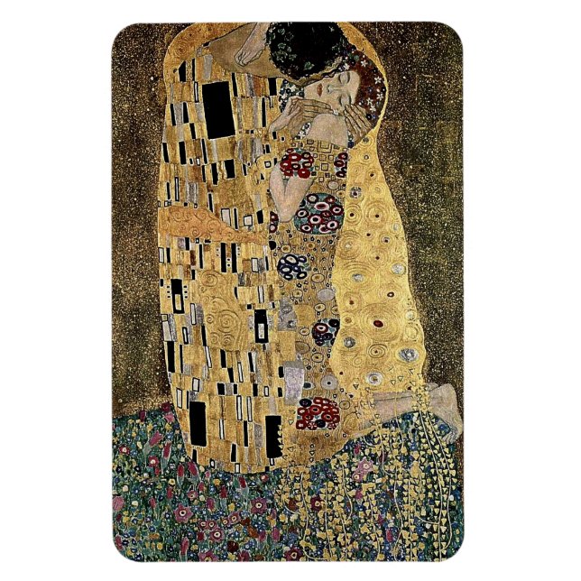Magnet Flexible Le baiser de Gustav Klimt (vers 1908) (Vertical)