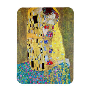 Magnet Flexible Le Baiser par Gustav Klimt, Art Nouveau vintage