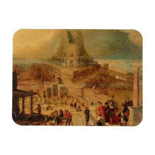 Magnet Flexible Le bâtiment de la tour de Babel (panneau)