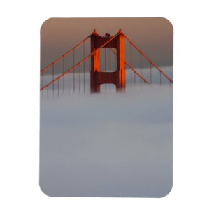 Magnet Flexible Le brouillard envahit la baie de San Francisco cou
