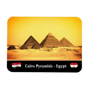Magnet Flexible Le Caire, Pyramides égyptiennes - Egypte ancienne 