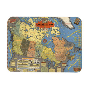Magnet Flexible Le Canada en guerre