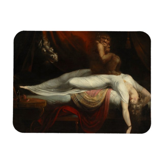 Magnet Flexible Le cauchemar (par Henry Fuseli) (Horizontal)