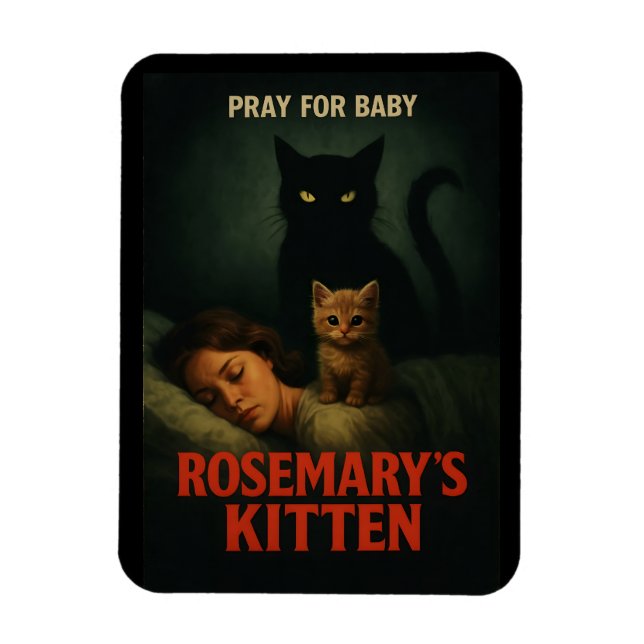 Magnet Flexible Le Chat de Rosemary – Parodie de Chat d'Horreur Vi (Vertical)