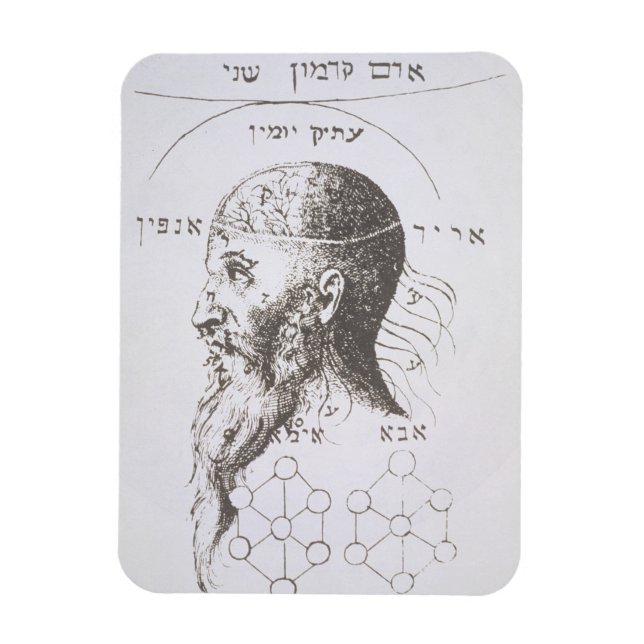 Magnet Flexible Le chef d'Adam Kadmon, copie d'une illustration de (Vertical)