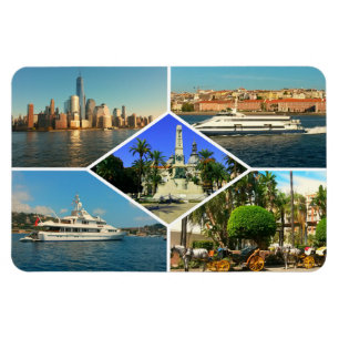 Magnet Flexible Le Collage autour du monde