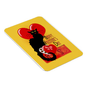 Magnet Flexible Le Conversation Noir Saint Valentin
