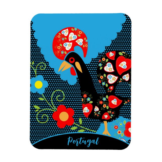Magnet Flexible Le Coq du Portugal (Vertical)