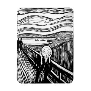 Magnet Flexible Le cri perçant par Edvard Munch