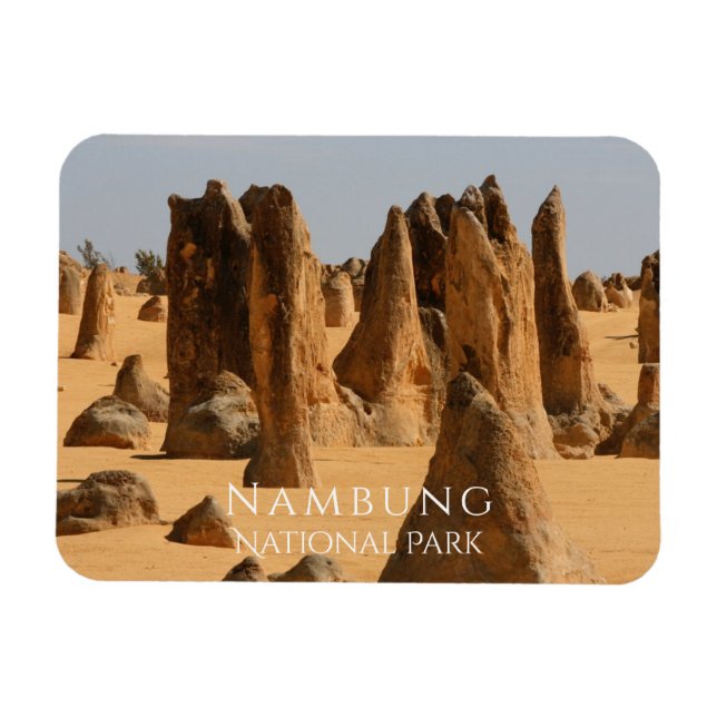 Magnet Flexible Le désert de Pinnacles, parc national de Nambung (Horizontal)