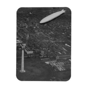 Magnet Flexible Le dirigeable "USS Los Angeles" ZR3 des USA volant