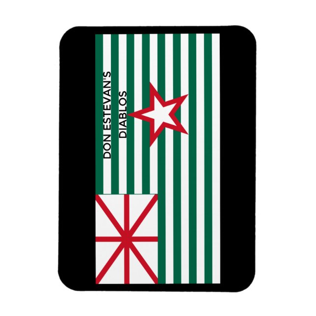Magnet Flexible Le drapeau de Don Estevan Diablos Morale (Vertical)