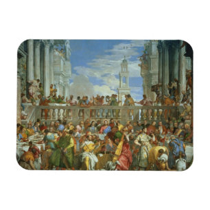 Magnet Flexible Le festin de mariage chez Cana, c.1562 (huile sur
